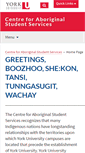Mobile Screenshot of aboriginal.info.yorku.ca