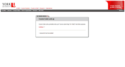 Desktop Screenshot of coursecode.yorku.ca