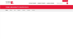 Desktop Screenshot of biophysics.yorku.ca