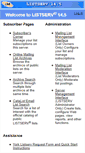 Mobile Screenshot of listserv.yorku.ca