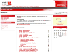 Tablet Screenshot of learn.yorku.ca