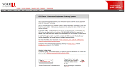 Desktop Screenshot of ceo.yorku.ca