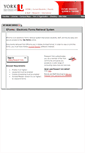 Mobile Screenshot of eforms.yorku.ca