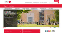 Desktop Screenshot of futurestudents.yorku.ca