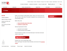 Tablet Screenshot of evote.yorku.ca